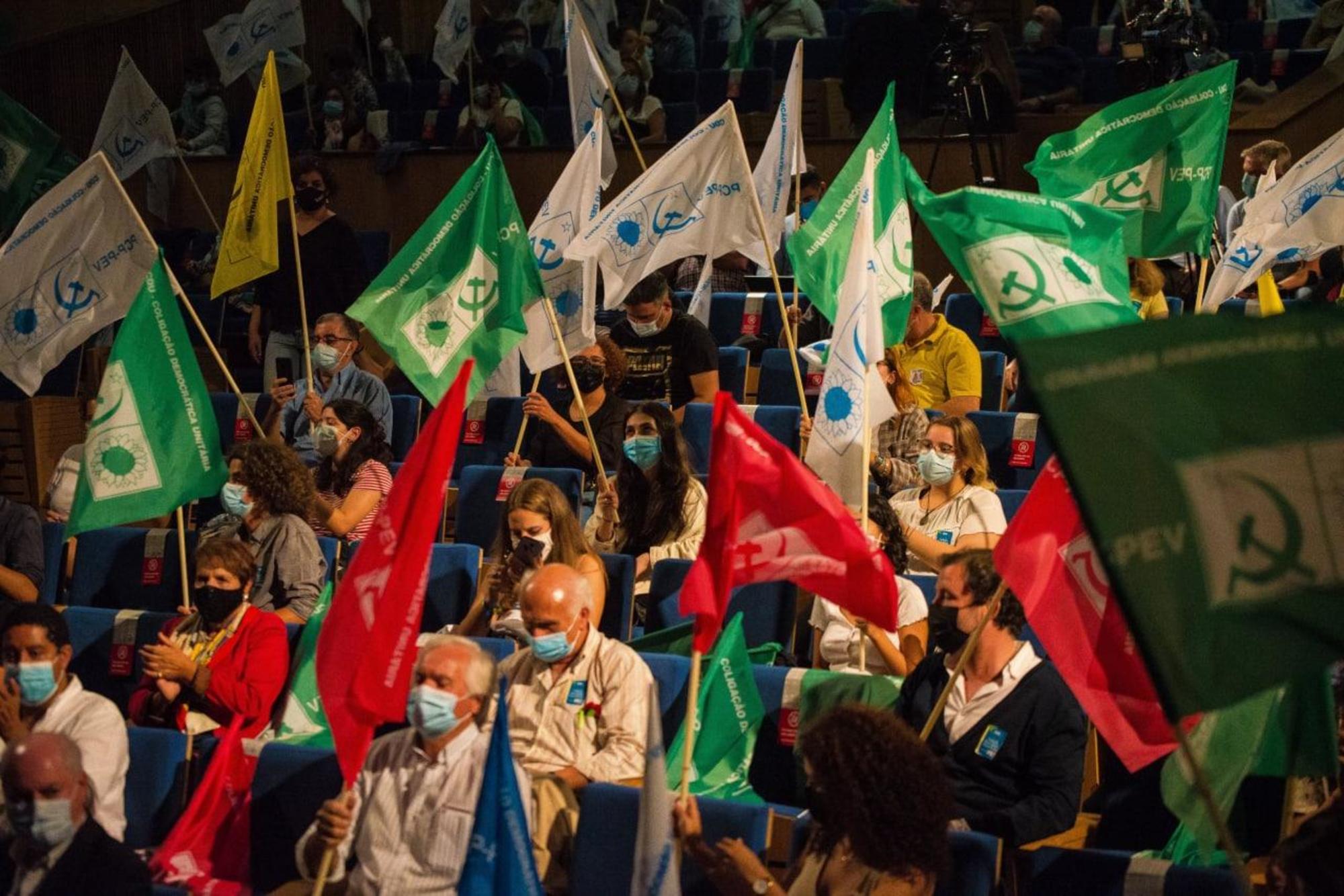 Acto electoral de comunistas y verdes Portugal